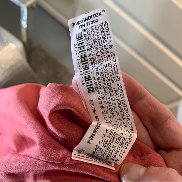 ZARA Maxi Dress Pink Sz XS/S Ruffle V Neck Stappy Feminine Chic Boho Cowgirl - Picture 12 of 14